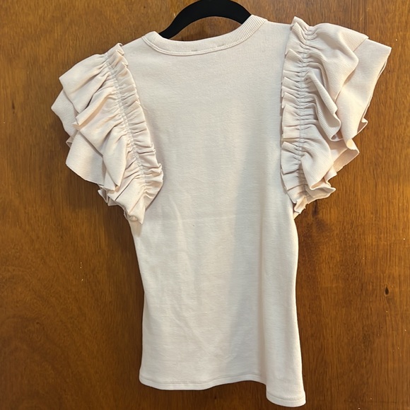 Express ruffle sleeve blouse size XS new !! - Picture 3 of 4
